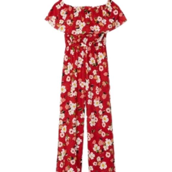 Kate Spade | Red Botanical Garden Jumpsuit w/ Pockets *OUT OF STOCK* | X-Small - Picture 6 of 13